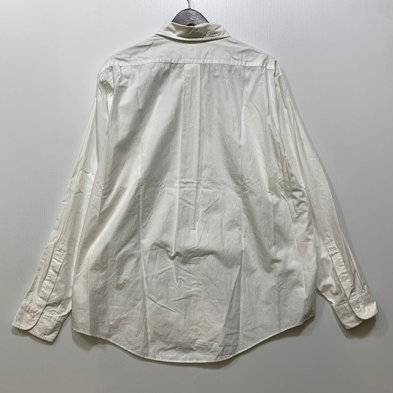 【中古品】【メンズ】 LE エルイー 21-050-053-2030-3-0 LS SHIRT ロングスリーブ シャツ トップス 長袖 140-260730-cs-24-izu サイズ：EXWIDE 2 カラー：ホワイト 万代Net店