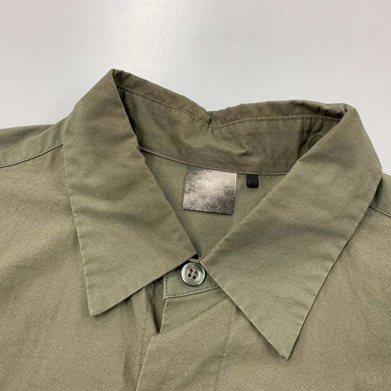 【中古品】【メンズ】 REVERVE リバーブ RV21W002 COACH SHIRT JACKET コーチ シャツ ジャケット アウター 140-260409-kh-10-izu サイズ：F カラー：カーキ 万代Net店