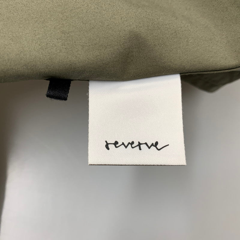【中古品】【メンズ】 REVERVE リバーブ RV21W002 COACH SHIRT JACKET コーチ シャツ ジャケット アウター 140-260409-kh-10-izu サイズ：F カラー：カーキ 万代Net店