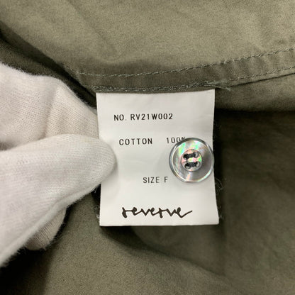 【中古品】【メンズ】 REVERVE リバーブ RV21W002 COACH SHIRT JACKET コーチ シャツ ジャケット アウター 140-260409-kh-10-izu サイズ：F カラー：カーキ 万代Net店