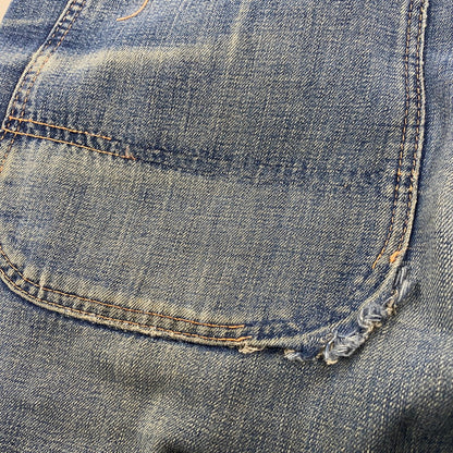 【現状渡し品】【メンズ】 BIG MAC ビッグマック SCOVILL ZIP 60-70S DENIM PAINTER PANTS スコービル ジップ デニム ペインター パンツ ボトムス ズボン 157-260409-cs-01-izu サイズ：不明 カラー：インディゴ 万代Net店