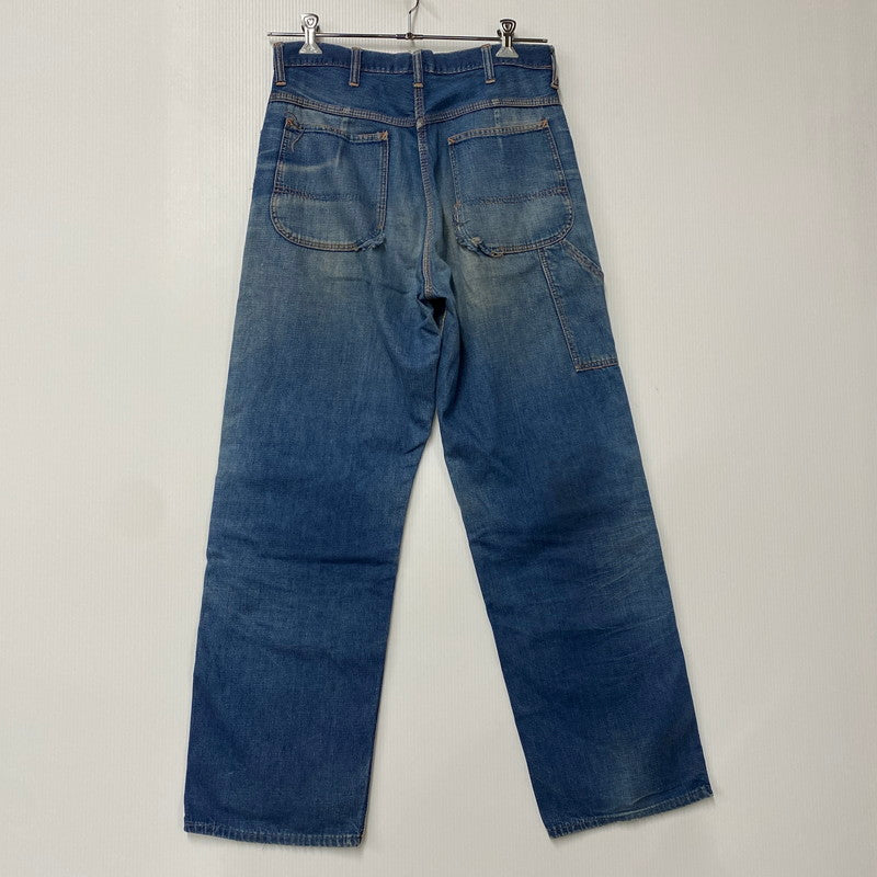 【現状渡し品】【メンズ】 BIG MAC ビッグマック SCOVILL ZIP 60-70S DENIM PAINTER PANTS スコービル ジップ デニム ペインター パンツ ボトムス ズボン 157-260409-cs-01-izu サイズ：不明 カラー：インディゴ 万代Net店