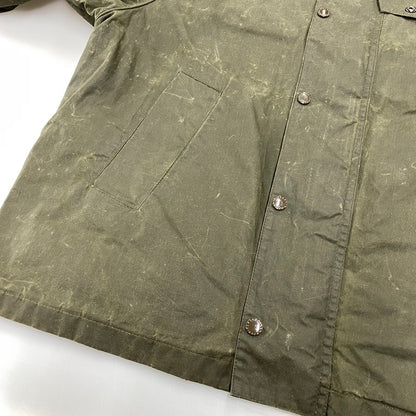 【中古品】【メンズ】 BARBOUR×ENGINEERED GARMENTS バブアー×エンジニアドガーメンツ 1802217 イングランド製 18AW GRAHAM WAX OILED JACKET グラハム ワックス オイルド ジャケット アウター 144-260409-cs-08-izu サイズ：L カラー：カーキ 万代Net店