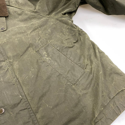 【中古品】【メンズ】 BARBOUR×ENGINEERED GARMENTS バブアー×エンジニアドガーメンツ 1802217 イングランド製 18AW GRAHAM WAX OILED JACKET グラハム ワックス オイルド ジャケット アウター 144-260409-cs-08-izu サイズ：L カラー：カーキ 万代Net店