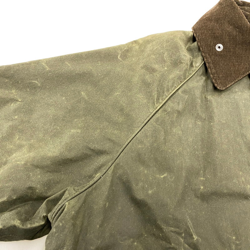 【中古品】【メンズ】 BARBOUR×ENGINEERED GARMENTS バブアー×エンジニアドガーメンツ 1802217 イングランド製 18AW GRAHAM WAX OILED JACKET グラハム ワックス オイルド ジャケット アウター 144-260409-cs-08-izu サイズ：L カラー：カーキ 万代Net店