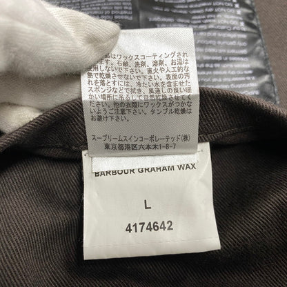 【中古品】【メンズ】 BARBOUR×ENGINEERED GARMENTS バブアー×エンジニアドガーメンツ 1802217 イングランド製 18AW GRAHAM WAX OILED JACKET グラハム ワックス オイルド ジャケット アウター 144-260409-cs-08-izu サイズ：L カラー：カーキ 万代Net店