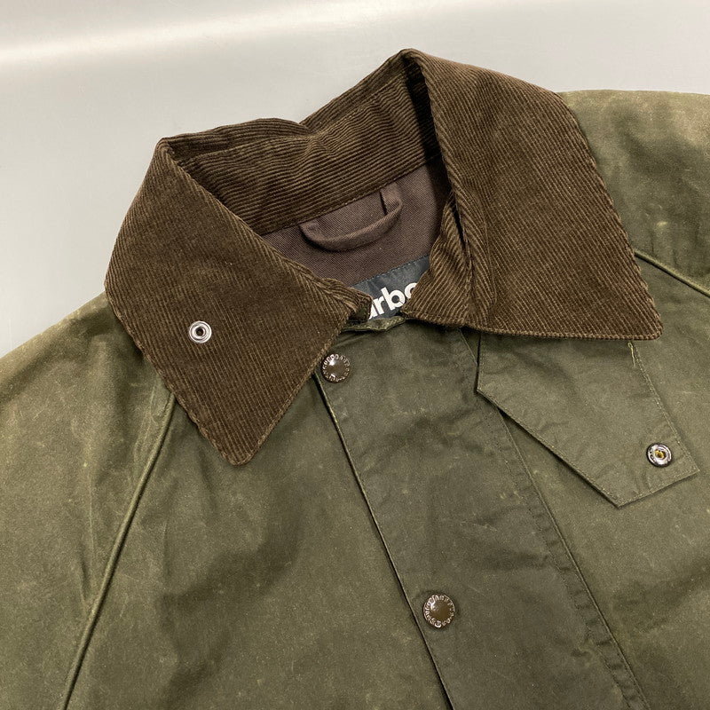 【中古品】【メンズ】 BARBOUR×ENGINEERED GARMENTS バブアー×エンジニアドガーメンツ 1802217 イングランド製 18AW GRAHAM WAX OILED JACKET グラハム ワックス オイルド ジャケット アウター 144-260409-cs-08-izu サイズ：L カラー：カーキ 万代Net店
