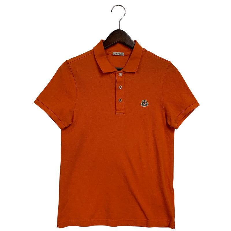【中古品】【メンズ】 MONCLER モンクレール D10918340800 84556 MAGLIA POLO SHIRT マグリア ポロシャツ トップス 141-260409-kh-02-izu サイズ：XS カラー：オレンジ 万代Net店