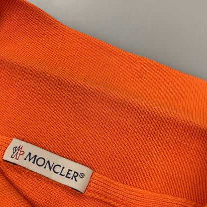 【中古品】【メンズ】 MONCLER モンクレール D10918340800 84556 MAGLIA POLO SHIRT マグリア ポロシャツ トップス 141-260409-kh-02-izu サイズ：XS カラー：オレンジ 万代Net店