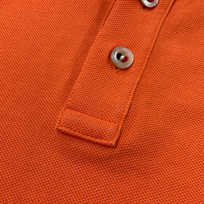 【中古品】【メンズ】 MONCLER モンクレール D10918340800 84556 MAGLIA POLO SHIRT マグリア ポロシャツ トップス 141-260409-kh-02-izu サイズ：XS カラー：オレンジ 万代Net店