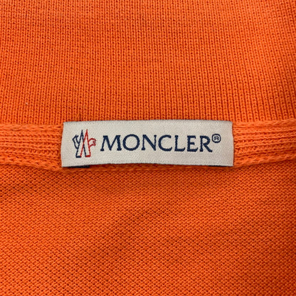 【中古品】【メンズ】 MONCLER モンクレール D10918340800 84556 MAGLIA POLO SHIRT マグリア ポロシャツ トップス 141-260409-kh-02-izu サイズ：XS カラー：オレンジ 万代Net店