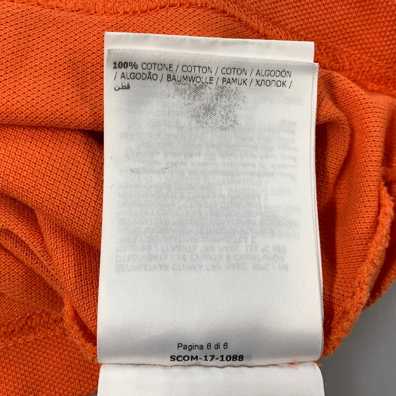【中古品】【メンズ】 MONCLER モンクレール D10918340800 84556 MAGLIA POLO SHIRT マグリア ポロシャツ トップス 141-260409-kh-02-izu サイズ：XS カラー：オレンジ 万代Net店