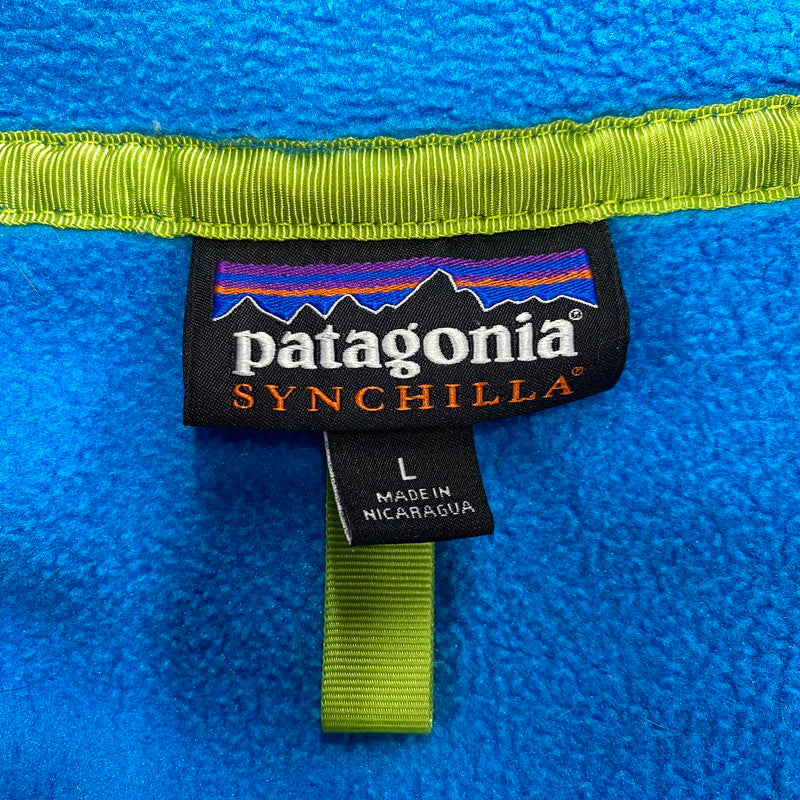 【中古品】【メンズ】 patagonia パタゴニア STY25450FA15 15年製 SYNCHILLA SNAP-T PULLOVER シンチラ スナップティー プルオーバー トップス 長袖 144-260409-cs-07-izu サイズ：L カラー：ライトブルー 万代Net店