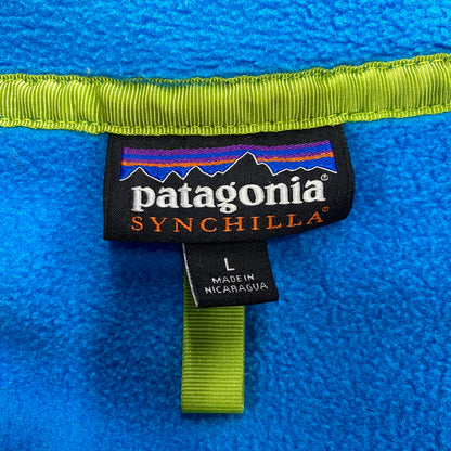 【中古品】【メンズ】 patagonia パタゴニア STY25450FA15 15年製 SYNCHILLA SNAP-T PULLOVER シンチラ スナップティー プルオーバー トップス 長袖 144-260409-cs-07-izu サイズ：L カラー：ライトブルー 万代Net店