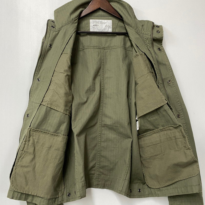 【中古品】【メンズ】 AVIREX アヴィレックス 783-4252016 F-2 MOD JACKET エフツー モッド ジャケット アウター 145-260409-cs-06-izu サイズ：2XL カラー：カーキ 万代Net店