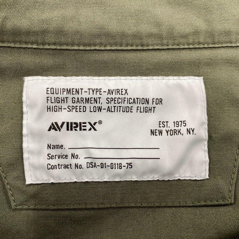 【中古品】【メンズ】 AVIREX アヴィレックス 783-4252016 F-2 MOD JACKET エフツー モッド ジャケット アウター 145-260409-cs-06-izu サイズ：2XL カラー：カーキ 万代Net店