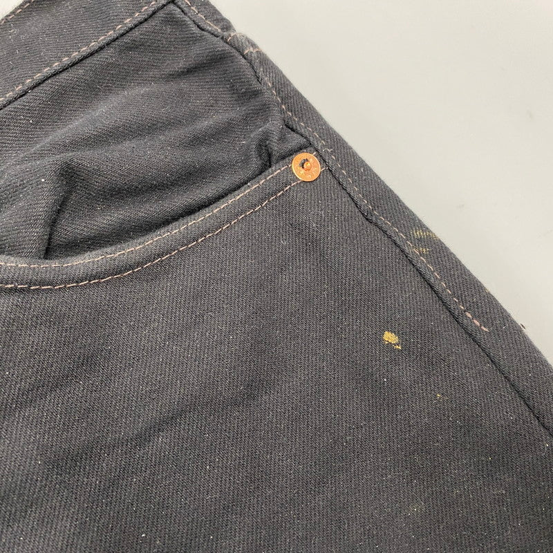 【中古品】【メンズ】 THE REAL MCCOY'S ザリアルマッコイズ LOT 905 JOE MCCOY BUTTONFLY BLACK DENIM PANTS ジョーマッコイ ボタンフライ ブラック デニム パンツ ボトムス ズボン 156-260409-cs-03-izu サイズ：W36 L36 カラー：ブラック 万代Net店