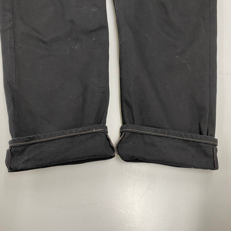 【中古品】【メンズ】 THE REAL MCCOY'S ザリアルマッコイズ LOT 905 JOE MCCOY BUTTONFLY BLACK DENIM PANTS ジョーマッコイ ボタンフライ ブラック デニム パンツ ボトムス ズボン 156-260409-cs-03-izu サイズ：W36 L36 カラー：ブラック 万代Net店