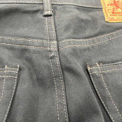 【中古品】【メンズ】 THE REAL MCCOY'S ザリアルマッコイズ LOT 905 JOE MCCOY BUTTONFLY BLACK DENIM PANTS ジョーマッコイ ボタンフライ ブラック デニム パンツ ボトムス ズボン 156-260409-cs-03-izu サイズ：W36 L36 カラー：ブラック 万代Net店