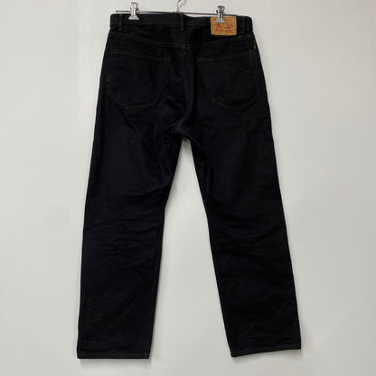 【中古品】【メンズ】 THE REAL MCCOY'S ザリアルマッコイズ LOT 905 JOE MCCOY BUTTONFLY BLACK DENIM PANTS ジョーマッコイ ボタンフライ ブラック デニム パンツ ボトムス ズボン 156-260409-cs-03-izu サイズ：W36 L36 カラー：ブラック 万代Net店