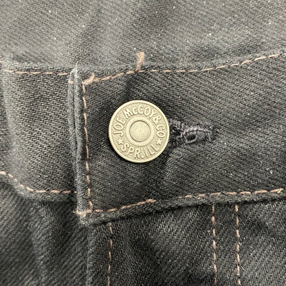 【中古品】【メンズ】 THE REAL MCCOY'S ザリアルマッコイズ LOT 905 JOE MCCOY BUTTONFLY BLACK DENIM PANTS ジョーマッコイ ボタンフライ ブラック デニム パンツ ボトムス ズボン 156-260409-cs-03-izu サイズ：W36 L36 カラー：ブラック 万代Net店