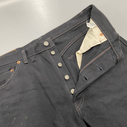 【中古品】【メンズ】 THE REAL MCCOY'S ザリアルマッコイズ LOT 905 JOE MCCOY BUTTONFLY BLACK DENIM PANTS ジョーマッコイ ボタンフライ ブラック デニム パンツ ボトムス ズボン 156-260409-cs-03-izu サイズ：W36 L36 カラー：ブラック 万代Net店