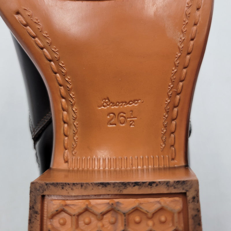 【中古品】【メンズ】 TEXAS VILLAGE テキサスヴィレッジ 5521 WESTERN BOOTS ウエスタンブーツ シューズ 靴 164-260410-ay-01-izu サイズ：26.5 カラー：ブラウン 万代Net店