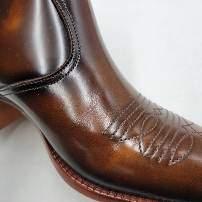 【中古品】【メンズ】 TEXAS VILLAGE テキサスヴィレッジ 5521 WESTERN BOOTS ウエスタンブーツ シューズ 靴 164-260410-ay-01-izu サイズ：26.5 カラー：ブラウン 万代Net店