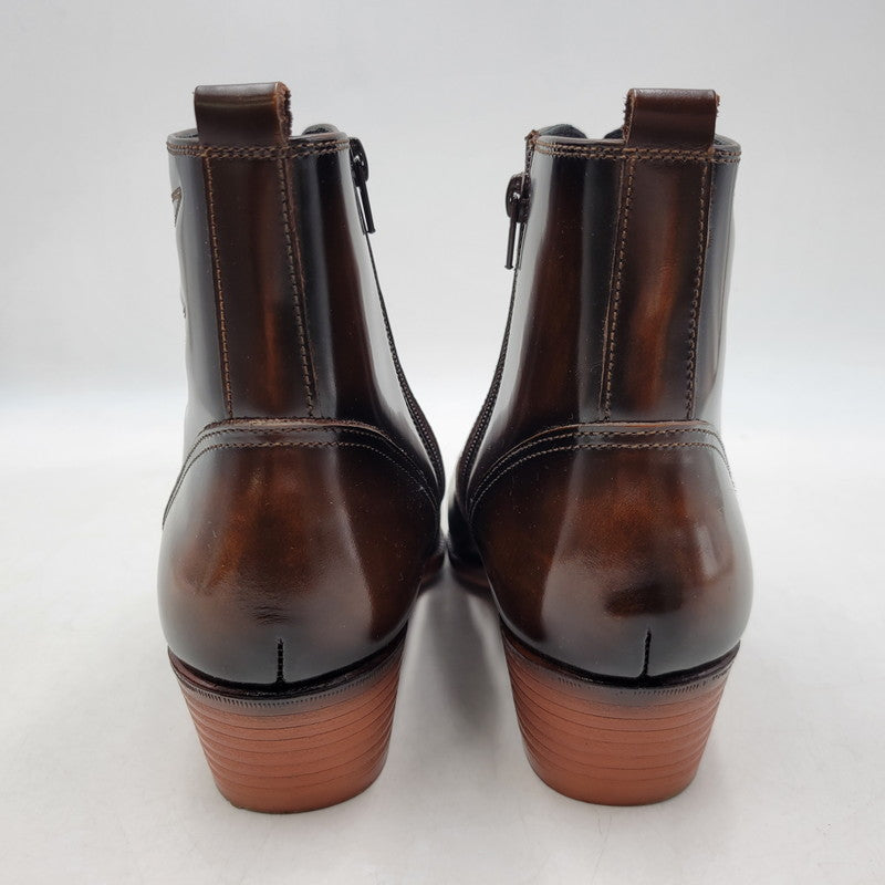 【中古品】【メンズ】 TEXAS VILLAGE テキサスヴィレッジ 5521 WESTERN BOOTS ウエスタンブーツ シューズ 靴 164-260410-ay-01-izu サイズ：26.5 カラー：ブラウン 万代Net店