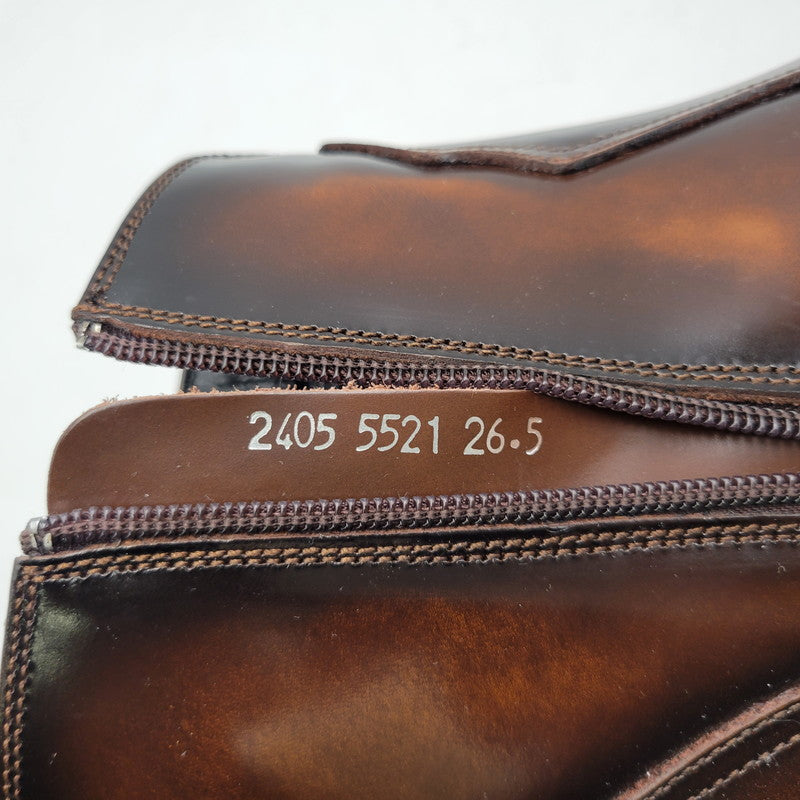 【中古品】【メンズ】 TEXAS VILLAGE テキサスヴィレッジ 5521 WESTERN BOOTS ウエスタンブーツ シューズ 靴 164-260410-ay-01-izu サイズ：26.5 カラー：ブラウン 万代Net店