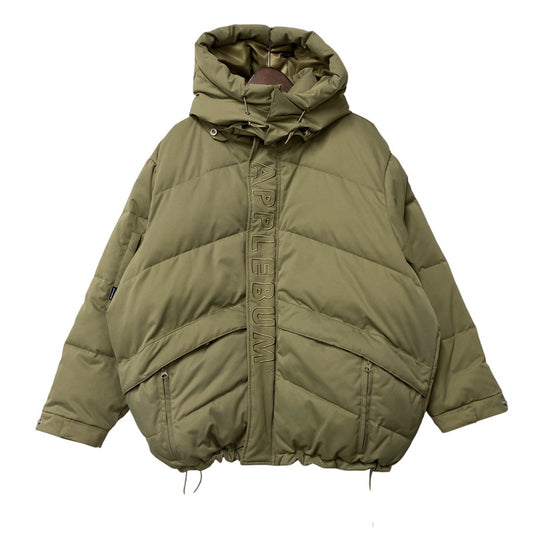 【中古品】【メンズ】 APPLEBUM アップルバム FAT BOMBER INNERCOTTON HOOD JACKET ファット ボンバー インナーコットン フード ジャケット アウター 142-260409-cs-09-izu サイズ：M カラー：カーキ 万代Net店