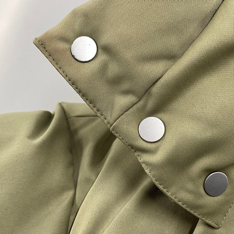 【中古品】【メンズ】 APPLEBUM アップルバム FAT BOMBER INNERCOTTON HOOD JACKET ファット ボンバー インナーコットン フード ジャケット アウター 142-260409-cs-09-izu サイズ：M カラー：カーキ 万代Net店