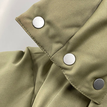 【中古品】【メンズ】 APPLEBUM アップルバム FAT BOMBER INNERCOTTON HOOD JACKET ファット ボンバー インナーコットン フード ジャケット アウター 142-260409-cs-09-izu サイズ：M カラー：カーキ 万代Net店