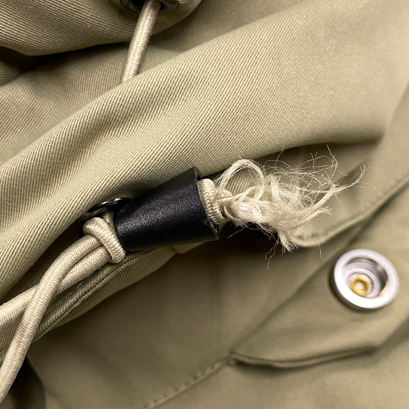 【中古品】【メンズ】 APPLEBUM アップルバム FAT BOMBER INNERCOTTON HOOD JACKET ファット ボンバー インナーコットン フード ジャケット アウター 142-260409-cs-09-izu サイズ：M カラー：カーキ 万代Net店