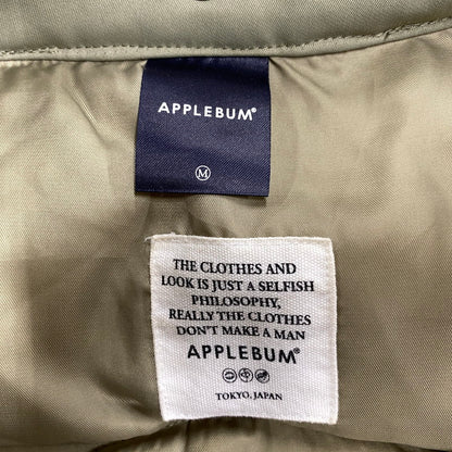 【中古品】【メンズ】 APPLEBUM アップルバム FAT BOMBER INNERCOTTON HOOD JACKET ファット ボンバー インナーコットン フード ジャケット アウター 142-260409-cs-09-izu サイズ：M カラー：カーキ 万代Net店