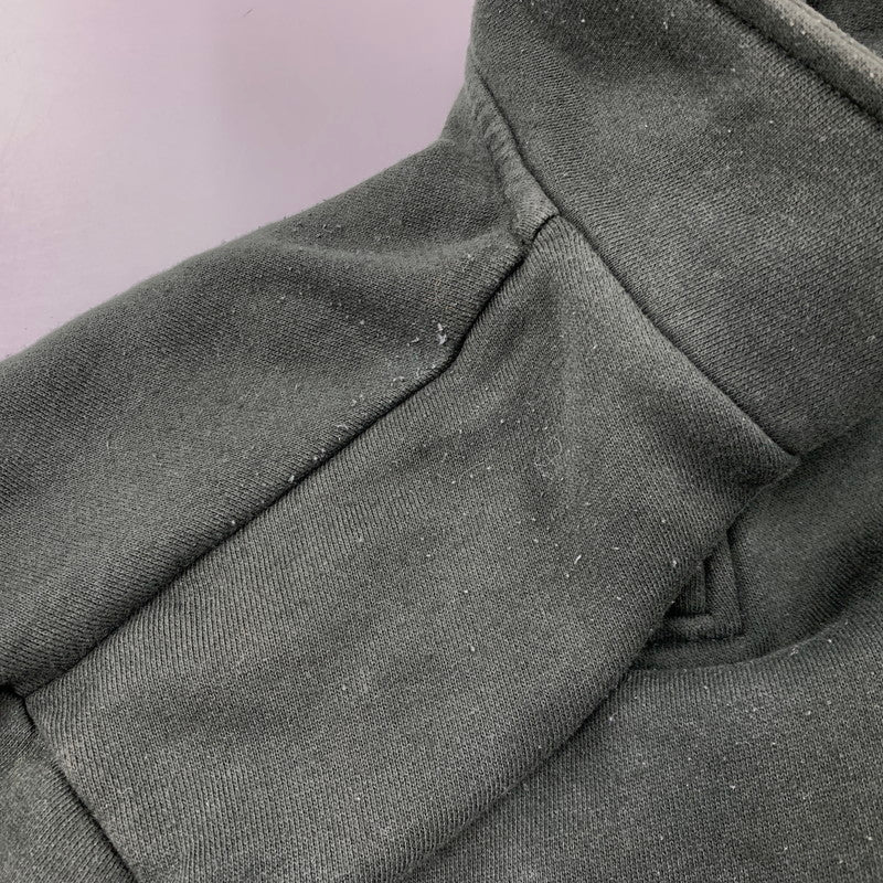 【中古品】【メンズ】 M3574 HALF ZIP SWEATSHIRT ハーフ ジップ スウェット シャツ トップス 長袖 141-260410-ya-03-izu サイズ：L カラー：グリーン系 万代Net店