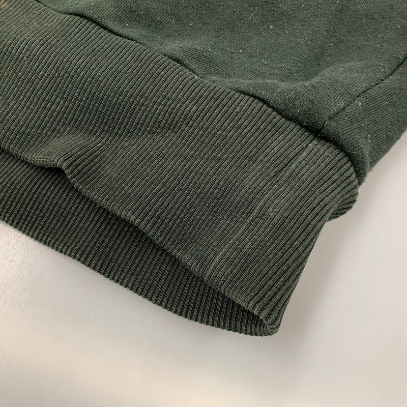 【中古品】【メンズ】 M3574 HALF ZIP SWEATSHIRT ハーフ ジップ スウェット シャツ トップス 長袖 141-260410-ya-03-izu サイズ：L カラー：グリーン系 万代Net店