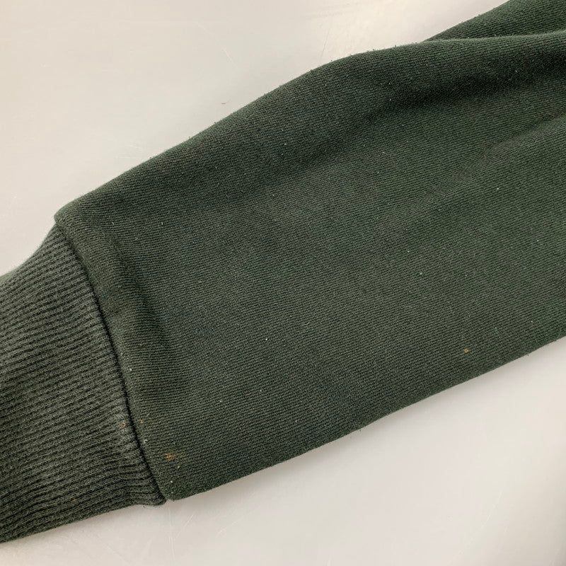 【中古品】【メンズ】 M3574 HALF ZIP SWEATSHIRT ハーフ ジップ スウェット シャツ トップス 長袖 141-260410-ya-03-izu サイズ：L カラー：グリーン系 万代Net店