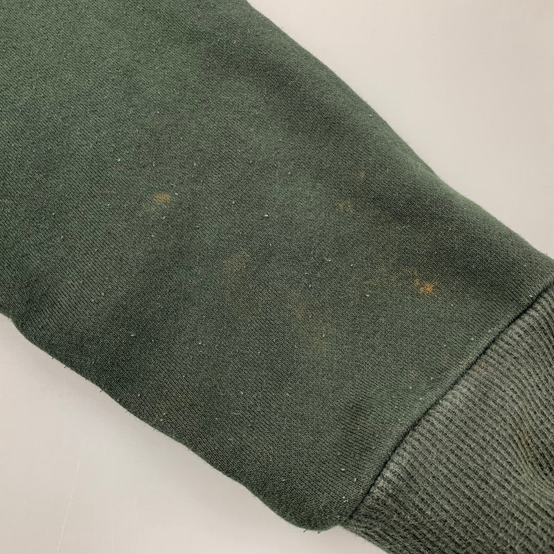 【中古品】【メンズ】 M3574 HALF ZIP SWEATSHIRT ハーフ ジップ スウェット シャツ トップス 長袖 141-260410-ya-03-izu サイズ：L カラー：グリーン系 万代Net店