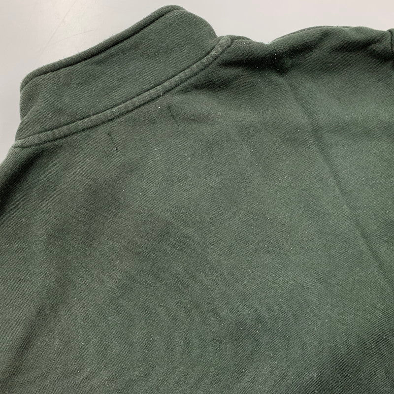 【中古品】【メンズ】 M3574 HALF ZIP SWEATSHIRT ハーフ ジップ スウェット シャツ トップス 長袖 141-260410-ya-03-izu サイズ：L カラー：グリーン系 万代Net店