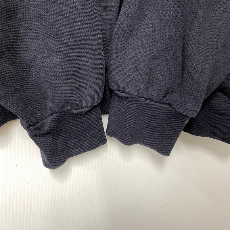 【中古品】【メンズ】 GAME WORKWEAR ゲーム ワークウェア 004061 HALF ZIP SWEAT SHIRT ハーフジップ スウェットシャツ 長袖 トップス 146-260410-km-03-izu サイズ：L カラー：ネイビー 万代Net店