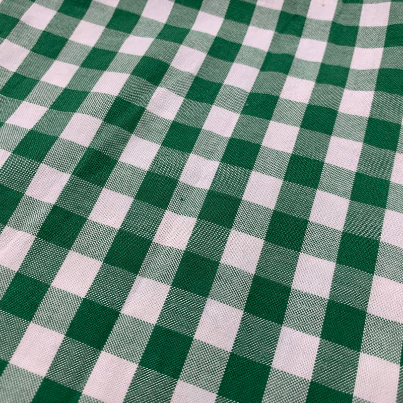 【中古品】【メンズ】 BEAUTY&YOUTH ビューティーアンドユース 別注 USA製 GINGHAM CHECK ギンガムチェック BD ボタンダウン L/S SHIRT ロングスリーブ シャツ トップス 長袖 141-260410-ya-02-izu サイズ：16-33 カラー：WHITE×GREEN 万代Net店