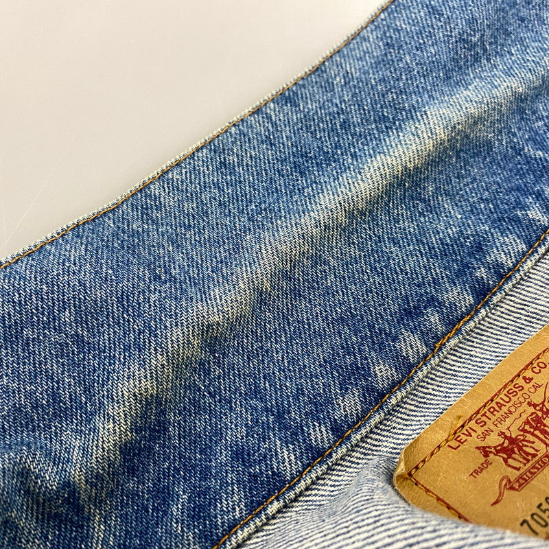 【中古品】【メンズ】 Levi's リーバイス DENIM JACKET 70505-0217 デニム ジャケット Gジャン アウター 146-260410-ay-04-izu サイズ：38 カラー：インディゴ 万代Net店