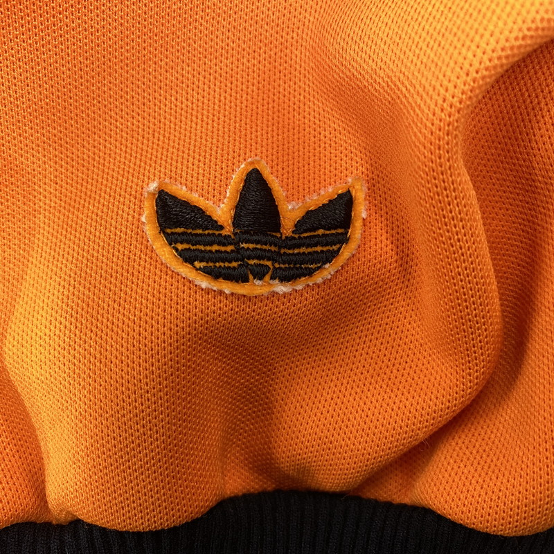【中古品】【メンズ】 adidas アディダス TRACK JACKET ADS-3F デサント製 トラックジャケット アウター 146-260410-ay-03-izu サイズ：3 カラー：オレンジ 万代Net店