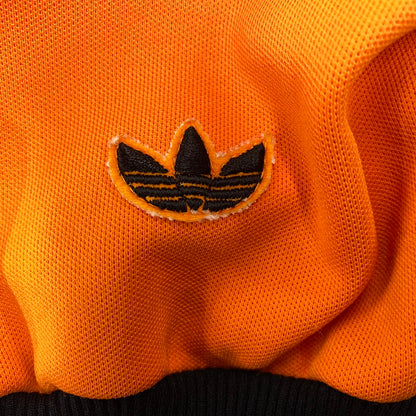 【中古品】【メンズ】 adidas アディダス TRACK JACKET ADS-3F デサント製 トラックジャケット アウター 146-260410-ay-03-izu サイズ：3 カラー：オレンジ 万代Net店
