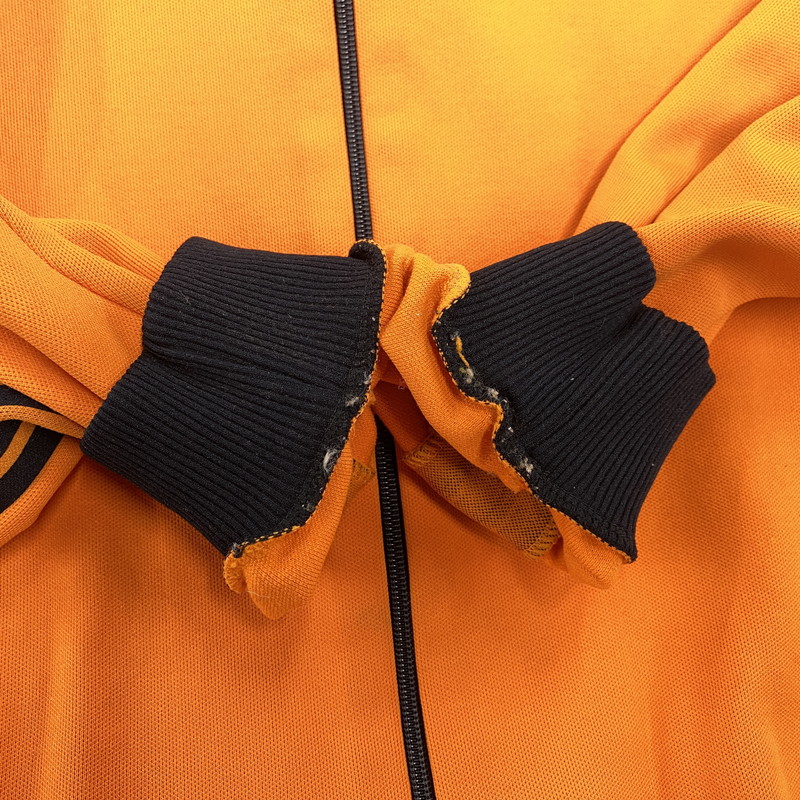 【中古品】【メンズ】 adidas アディダス TRACK JACKET ADS-3F デサント製 トラックジャケット アウター 146-260410-ay-03-izu サイズ：3 カラー：オレンジ 万代Net店