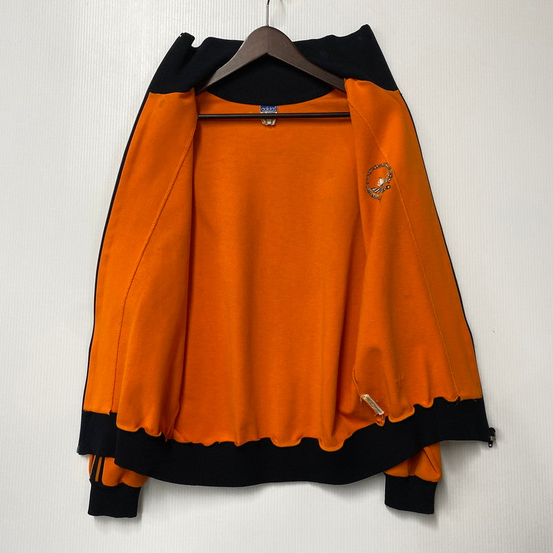 【中古品】【メンズ】 adidas アディダス TRACK JACKET ADS-3F デサント製 トラックジャケット アウター 146-260410-ay-03-izu サイズ：3 カラー：オレンジ 万代Net店