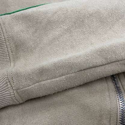 【中古品】【メンズ】 × NUBIAN ヌビアン OT1587 別注 R.C.TRACK JACKET COTTON JERSEY トラック ジャケット コットン ジャージー アウター 140-260412-kh-09-izu サイズ：L カラー：ベージュ×グリーン 万代Net店