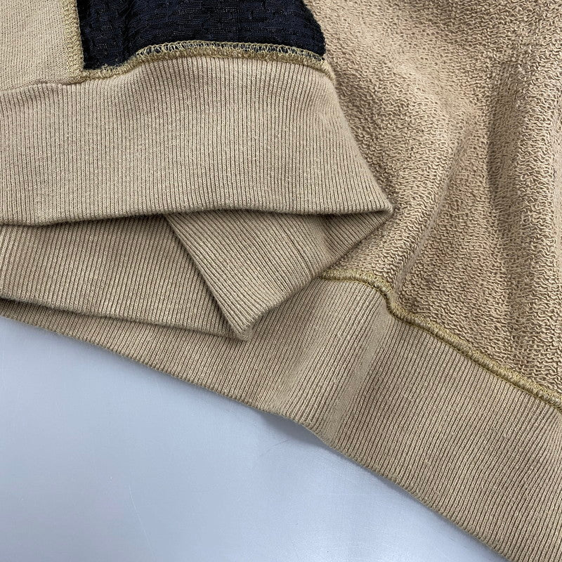 【中古品】【メンズ】 × NUBIAN ヌビアン OT1587 別注 R.C.TRACK JACKET COTTON JERSEY トラック ジャケット コットン ジャージー アウター 140-260412-kh-09-izu サイズ：L カラー：ベージュ×グリーン 万代Net店
