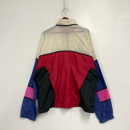 【現状渡し品】【メンズ】 NIKE ナイキ 銀タグ 90S ZIPUP NYLON JACKET ジップアップ ナイロン ジャケット アウター 146-260801-yn-05-izu サイズ：不明 カラー：マルチ 万代Net店